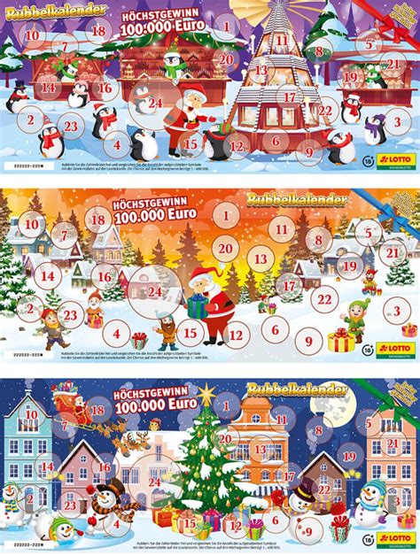 lotto adventskalender 2022|Der Lotto.
